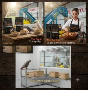 Lintu Afrika Gurme Jako Papağan Pelet Yemi – 5 × 800 g (4 kg)