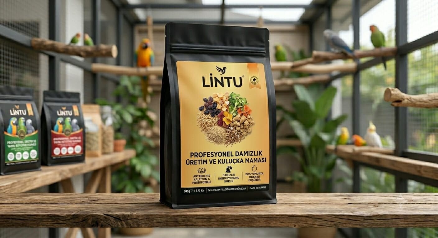 Lintu Sultan ve Cennet Papağanı Profesyonel Tozsuz Üretim Maması