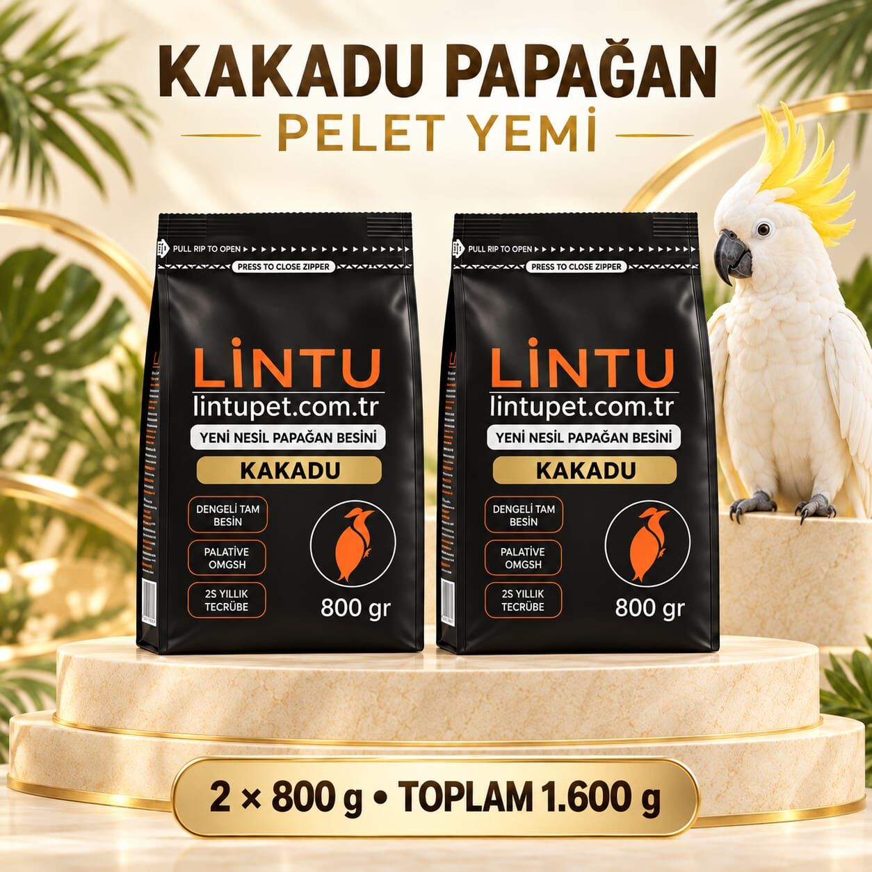 Kakudu papağan pellet yem