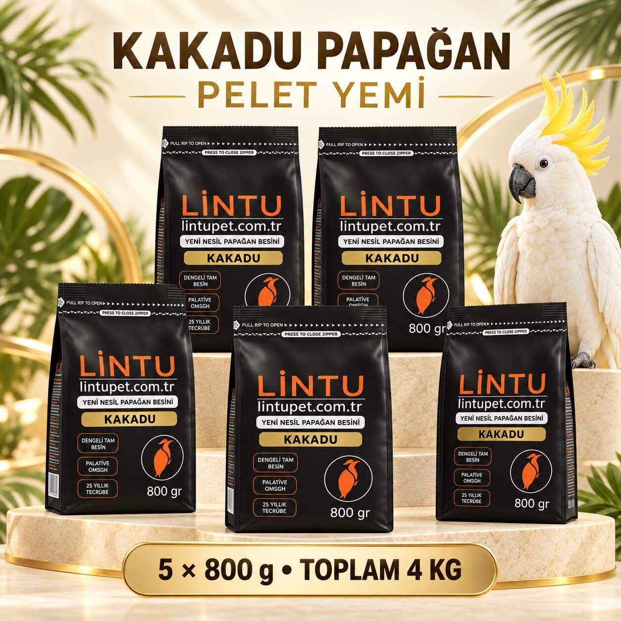 Kakudu papağan pellet yem